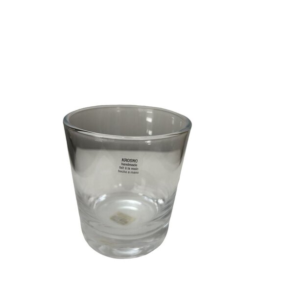 Crate & Barrel Krosno Handmade Dylan Double 14oz Old Fashioned Glasses Set of 4 - Picture 3 of 3